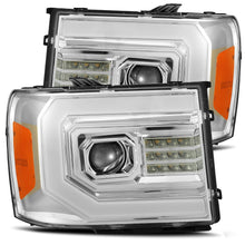 Load image into Gallery viewer, 07-13 GMC Sierra LUXX-Series LED Projector Headlights Chrome