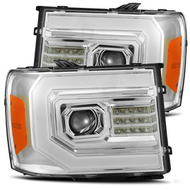 07-13 GMC Sierra LUXX-Series LED Projector Headlights Chrome