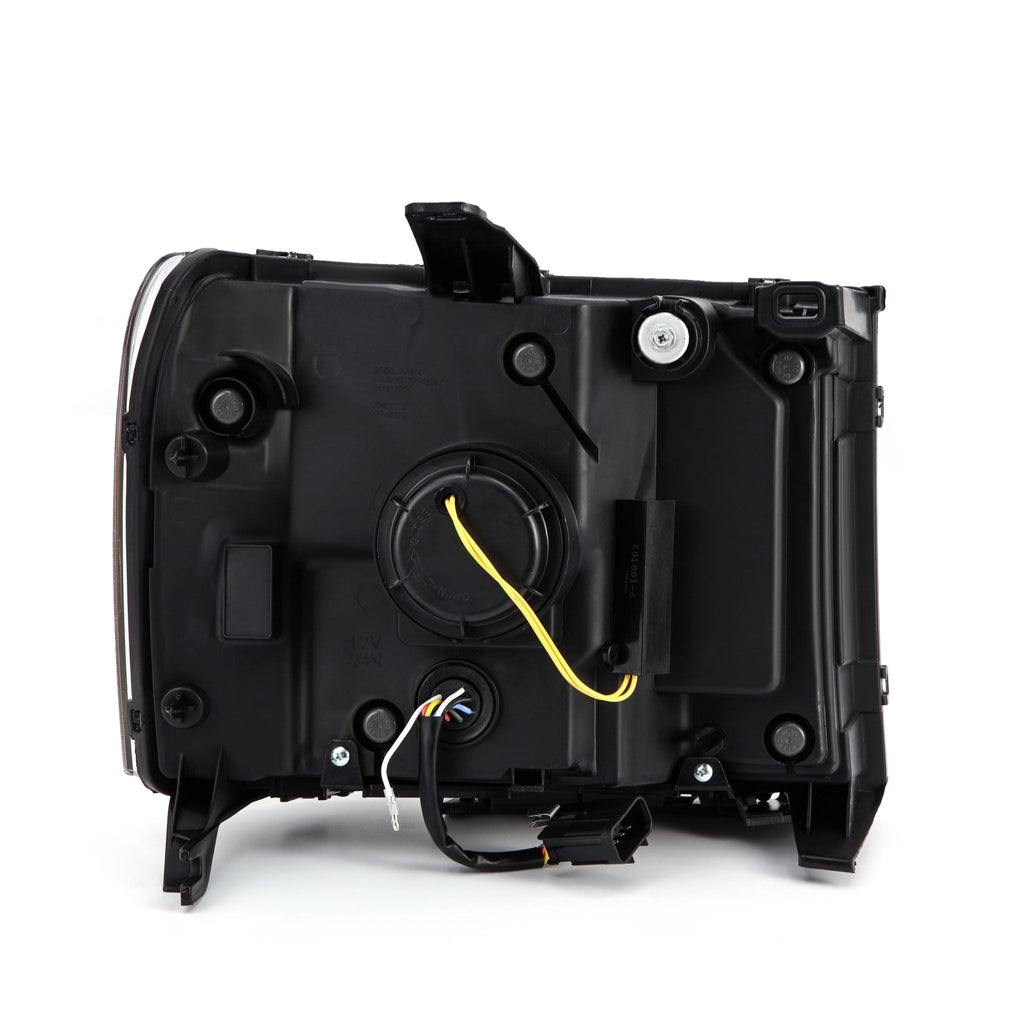 07-13 GMC Sierra LUXX-Series LED Projector Headlights Chrome