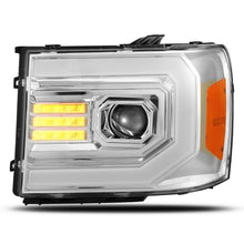 Load image into Gallery viewer, 07-13 GMC Sierra LUXX-Series LED Projector Headlights Chrome