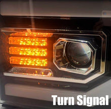 Load image into Gallery viewer, 07-13 GMC Sierra PRO-Series Halogen Projector Headlights Jet Black