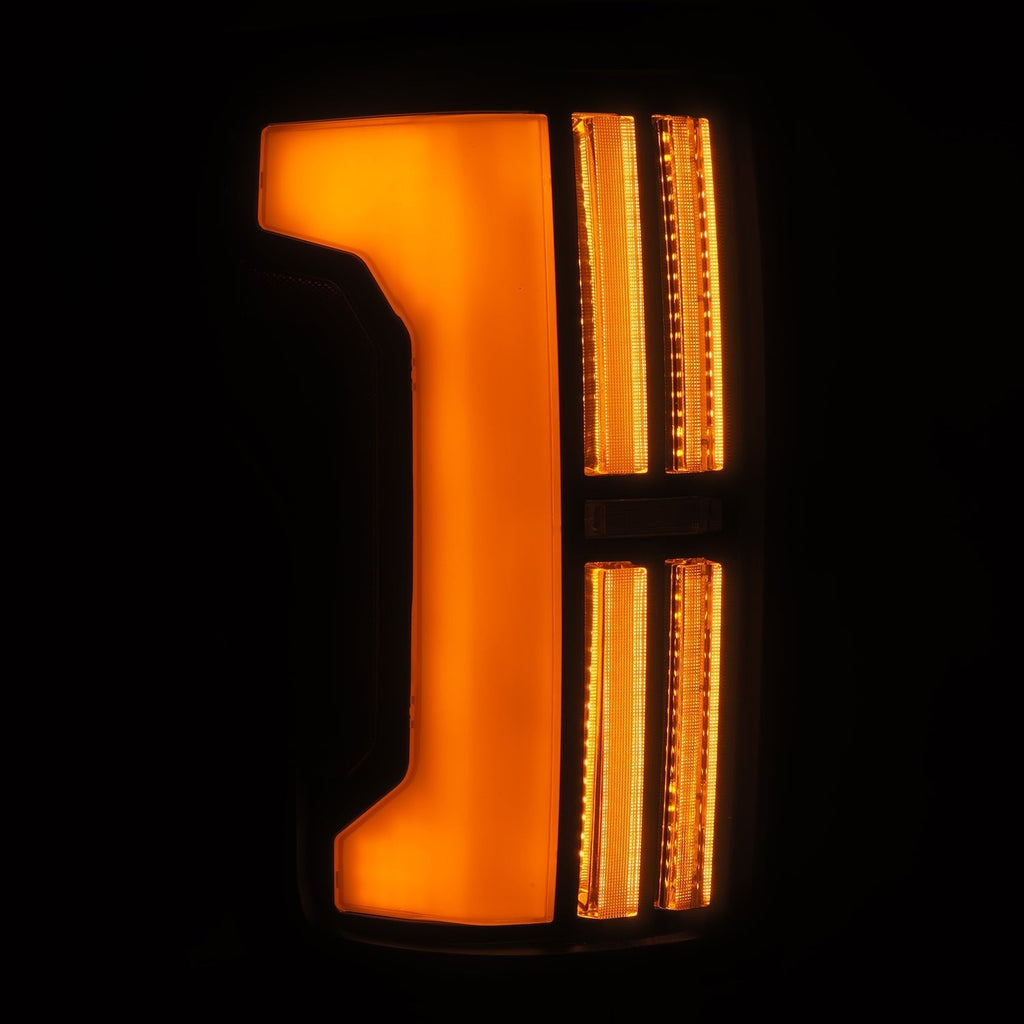 07-13 Toyota Tundra NOVA-Series Prismatic LED Tail Lights Alpha-Black