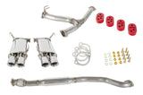 GrimmSpeed Catback Exhaust System, Resonated - 2011+ Subaru WRX/STI SEDAN (070033)