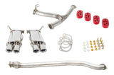 GrimmSpeed Catback Exhaust System, Non-Resonated - 2011+ Subaru WRX/STI SEDAN (070034)