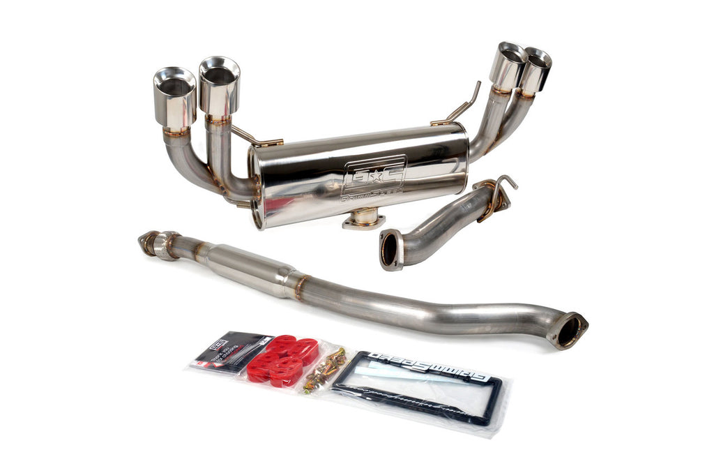 Catback Exhaust System Resonated For Subaru 11-14 WRX 08-14 STI HATCHBACK GrimmSpeed