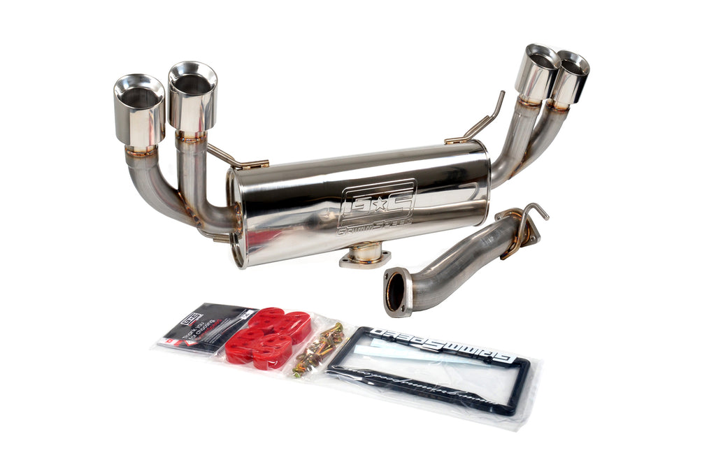 Catback Exhaust System Resonated For Subaru 11-14 WRX 08-14 STI HATCHBACK GrimmSpeed