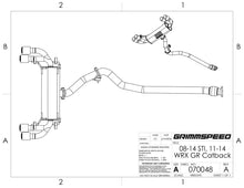 Load image into Gallery viewer, Catback Exhaust System Resonated For Subaru 11-14 WRX 08-14 STI HATCHBACK GrimmSpeed