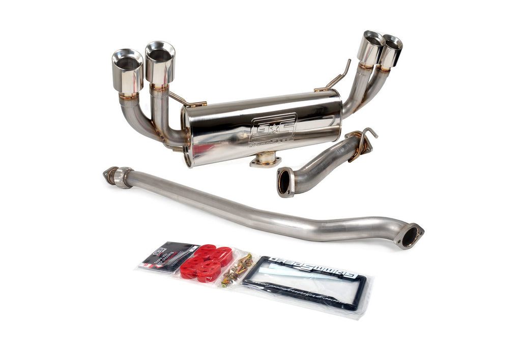 Catback Exhaust System Un-Resonated For Subaru 11-14 WRX 08-14 STI HATCHBACK GrimmSpeed