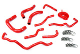 HPS Reinforced Red Silicone Radiator + Heater Hose Kit Coolant for Scion 08-14 iQ 1.3L (57-1341-RED)