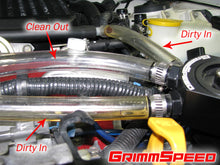 Load image into Gallery viewer, Air/Oil Separator Red Subaru 08-14 WRX 05-09 LGT/OBXT 09-13 FXT Grimmspeed