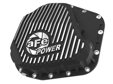 Load image into Gallery viewer, aFe Power Pro Series Rear Diff Cover Black w/ Machined Fins Ford F-250/350 23-26 (Sterling 11.6) (46-71490B)