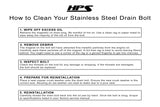 HPS Performance Stainless Steel Magnetic Oil Drain Plug (MDP-M18x150-C)