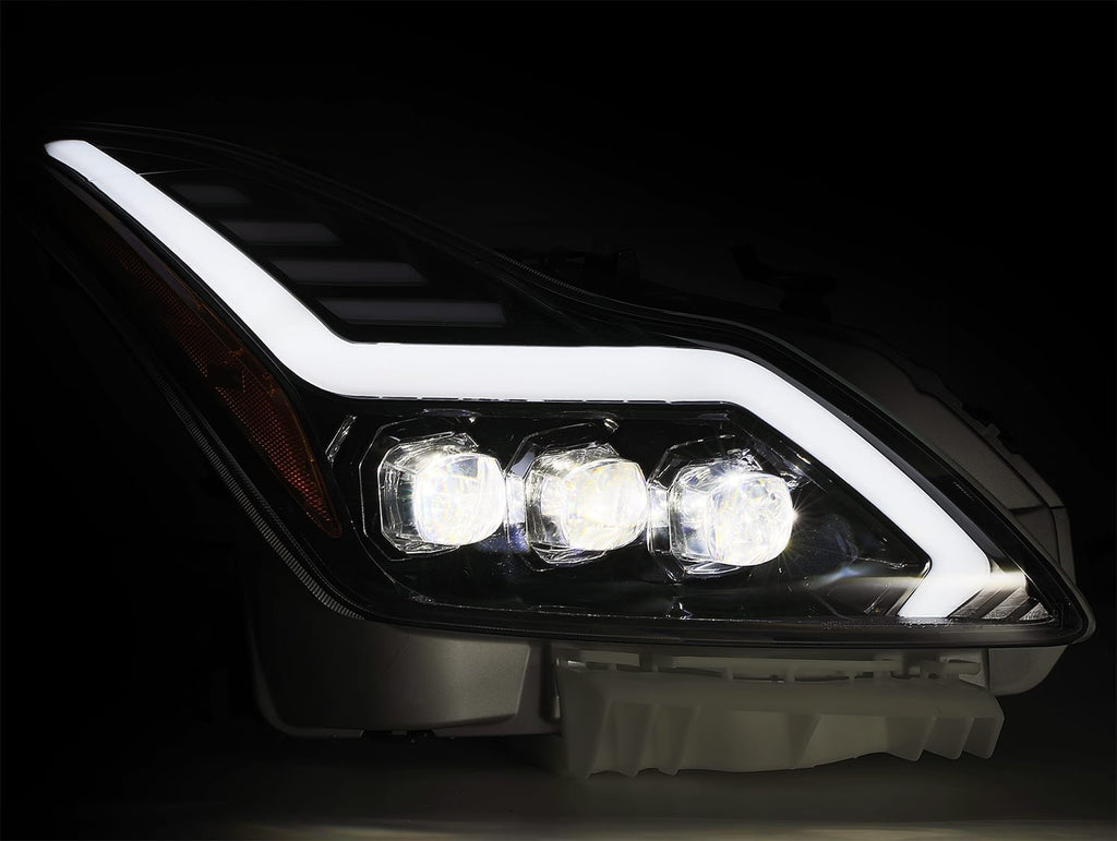 08-13 Infiniti G37/14-15 Q60 Coupe MK II NOVA-Series LED Projector Headlights Black