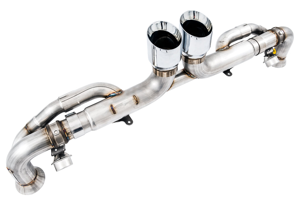 AWE Tuning Porsche 991 GT3 / RS SwitchPath Exhaust - Chrome Silver Tips (3025-32016)