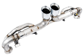AWE Tuning AWE SwitchPathâ„¢ Exhaust for Porsche 991.1 / 991.2 GT3 / RS - Chrome Silver Tips - 3025-32016