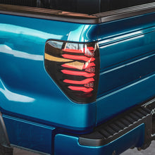 Load image into Gallery viewer, 09-14 Ford F150 LUXX-Series LED Tail Lights Black-Red
