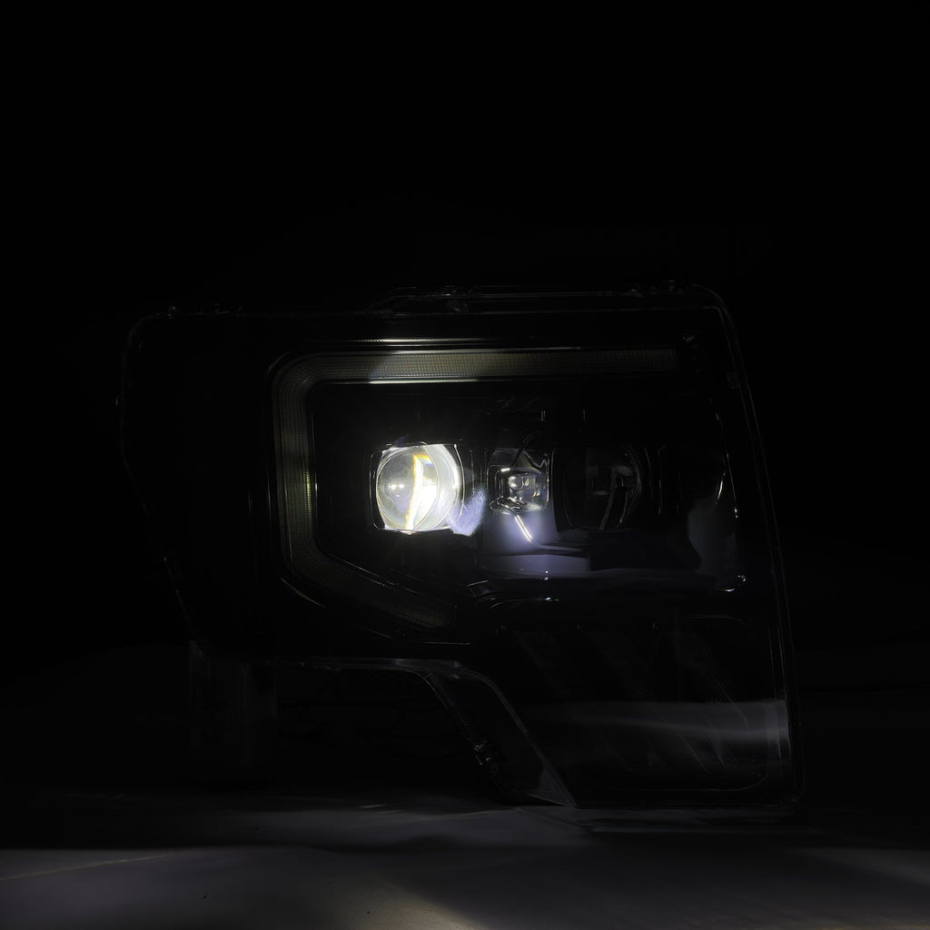 09-14 Ford F150 MKII LUXX-Series LED Projector Headlights Black