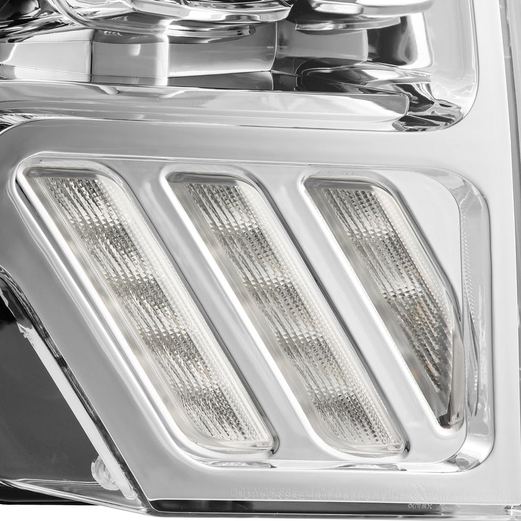 09-14 Ford F150 MKII LUXX-Series LED Projector Headlights Chrome