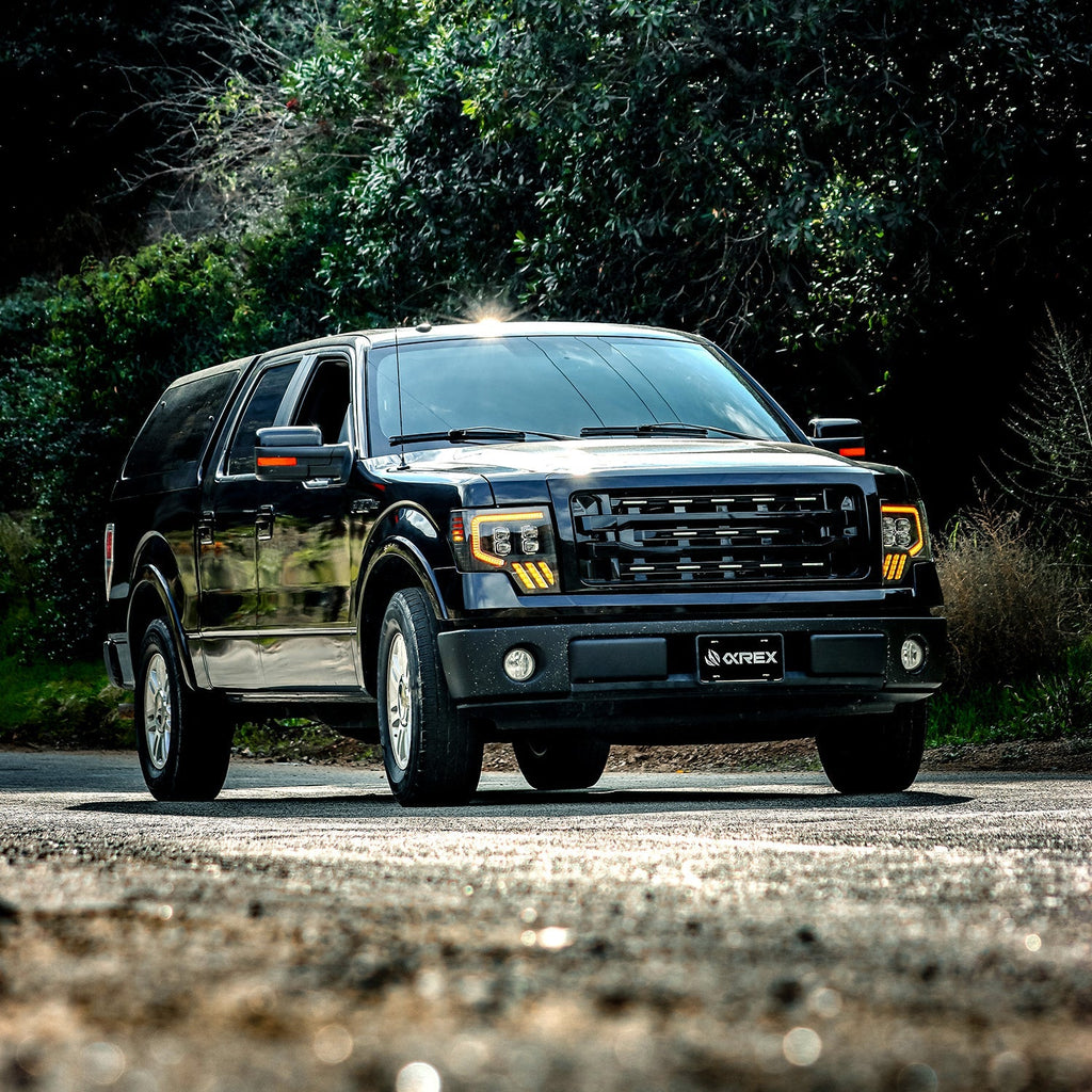 09-14 Ford F150 MKII NOVA-Series LED Projector Headlights Alpha-Black