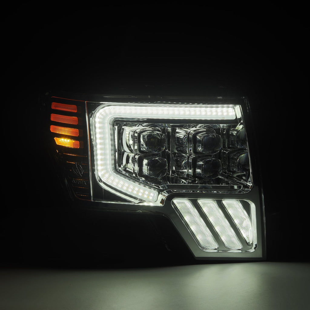 09-14 Ford F150 MKII NOVA-Series LED Projector Headlights Chrome