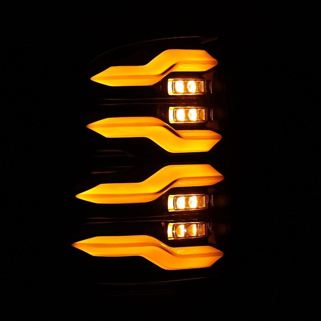 09-18 Ram Truck LUXX-Series LED Tail Lights Black