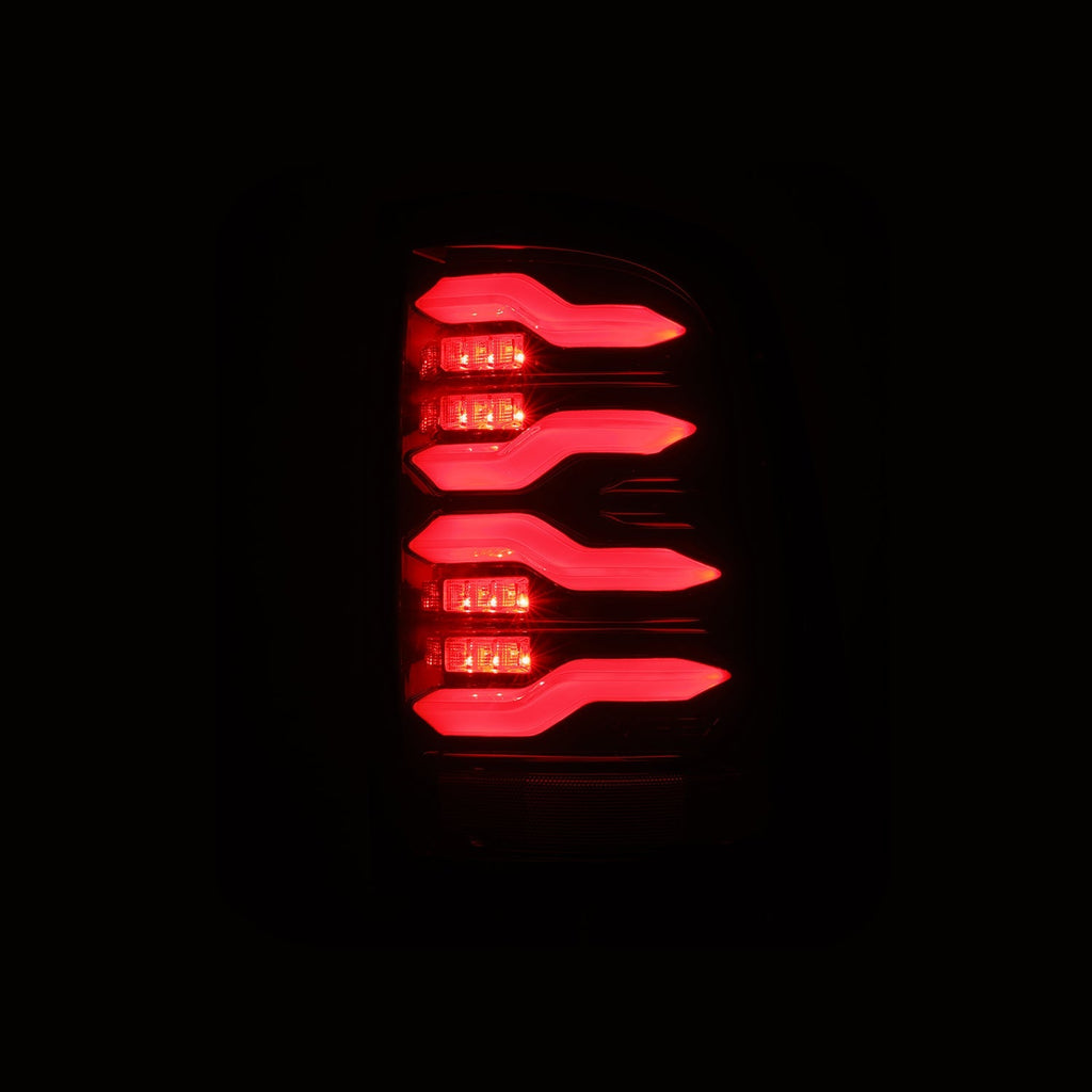 09-18 Ram Truck LUXX-Series LED Tail Lights Black-Red