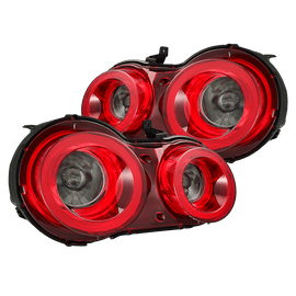 09-25 Nissan GT-R NOVA-Series Prismatic LED Tail Lights Red Smoke