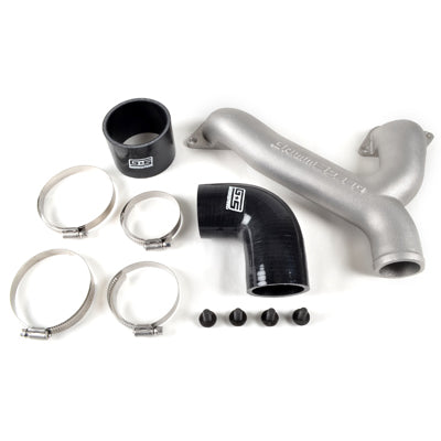 Top Mount Intercooler Y-Pipe Kit Black For Subaru 04-21 STI 02-07 WRX 04-08 FXT w/STI Style TMIC GrimmSpeed