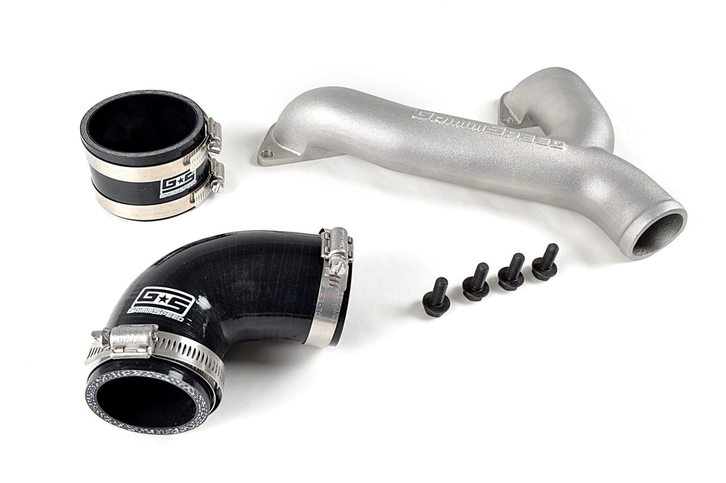 Top Mount Intercooler Y-Pipe Kit Black For Subaru 04-21 STI 02-07 WRX 04-08 FXT w/STI Style TMIC GrimmSpeed