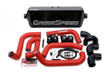 Load image into Gallery viewer, Front Mount Intercooler Kit Inc. Red Piping For Subaru 08-14 STI GrimmSpeed