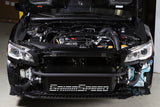 GrimmSpeed Front Mount Intercooler Kit Raw Core / Red Pipe for 2015+ Subaru WRX (090238)