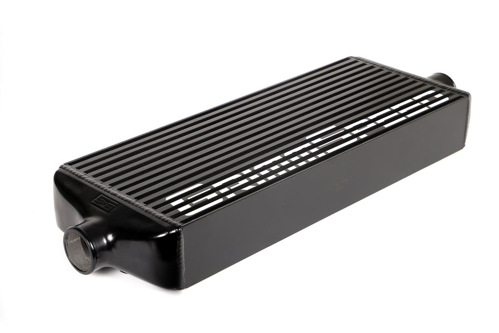 Front Mount Intercooler Kit Black Coated Inc. Red Piping For Subaru 15-21 WRX GrimmSpeed