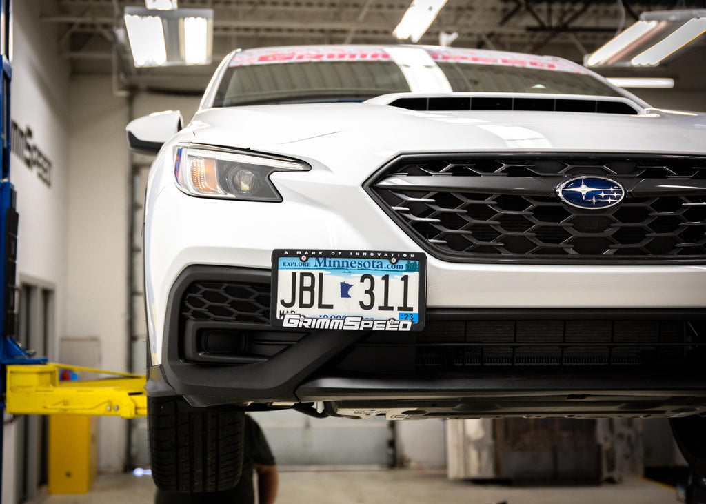 License Plate Relocation Kit 18+ WRX/STI/Crosstrek 13+ BRZ/FRS/86 17+ Impreza Non-Turbo 10-19 Legacy/Outback GrimmSpeed