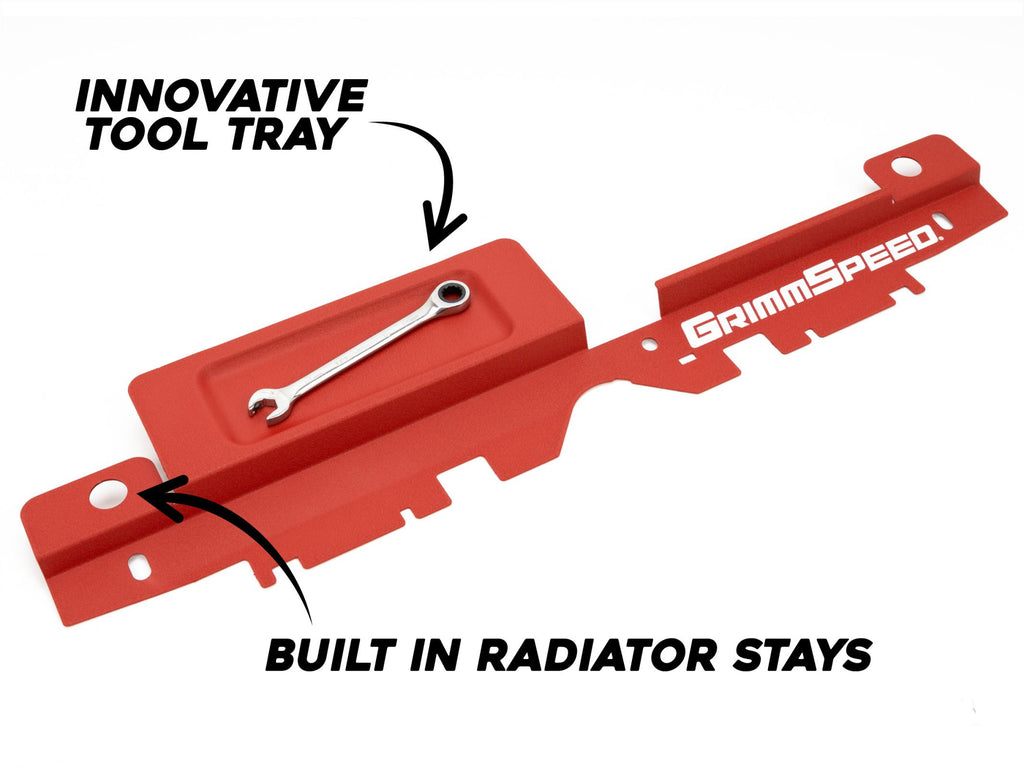 Radiator Shroud Red For Subaru 05-09 Legacy 05-07 Outback GrimmSpeed