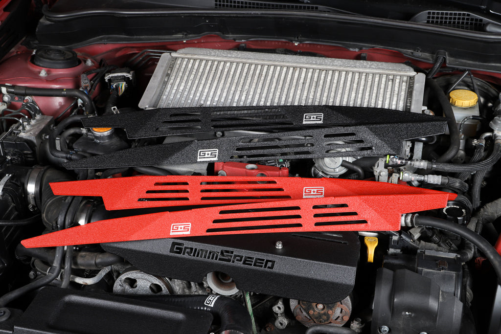 Fender Shroud Red For Subaru 08-14 WRX/STI GrimmSpeed