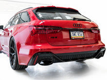 Load image into Gallery viewer, AWE Tuning 21-23 Audi C8 RS6/RS7 SwitchPath Cat-back Exhaust - Diamond Black Tips (3025-33776)