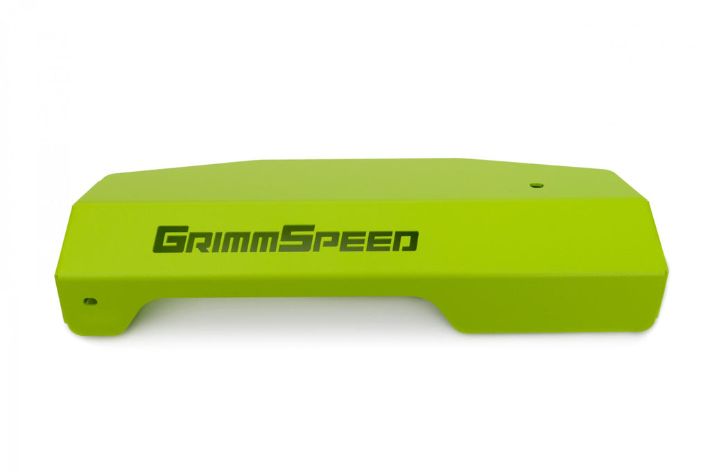 Pulley Cover NEON Green For Subaru 15-21 WRX GrimmSpeed