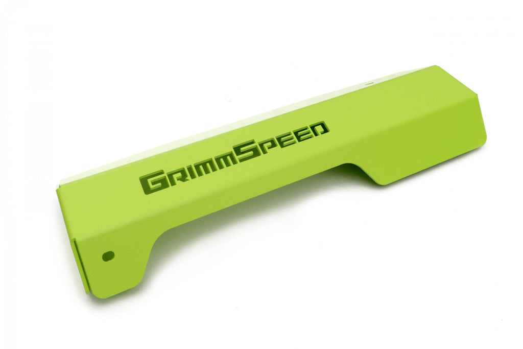 Pulley Cover NEON Green For Subaru 15-21 WRX GrimmSpeed