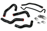 HPS Black Reinforced Silicone Radiator Hose Kit Coolant for Ford 05-06 Mustang V8 (57-1013-BLK)