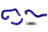 HPS Blue Reinforced Silicone Heater Hose Kit Coolant for Toyota 93 98 Supra (57-1521-BLUE)