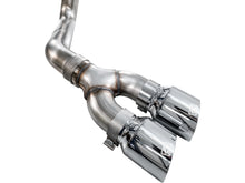 Load image into Gallery viewer, AWE Tuning 21-25 Ford F150 (14th Gen Reg Cab) Cat-Back Exhaust - 4.5in Dual Side Exit Chrome Tips (3015-32145)