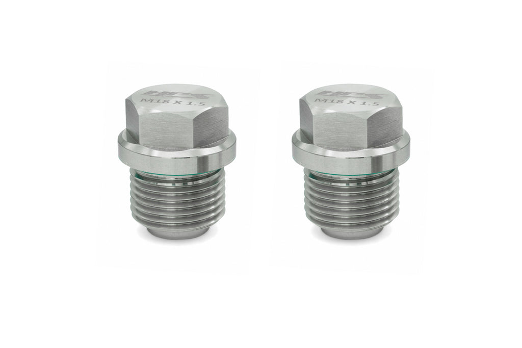 HPS Performance Stainless Steel Magnetic Oil Drain Plug Kit (MDPK-102)