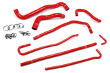 HPS Reinforced Red Silicone Radiator + Heater Hose Kit Coolant for Chevy 97 (57-1316-RED)