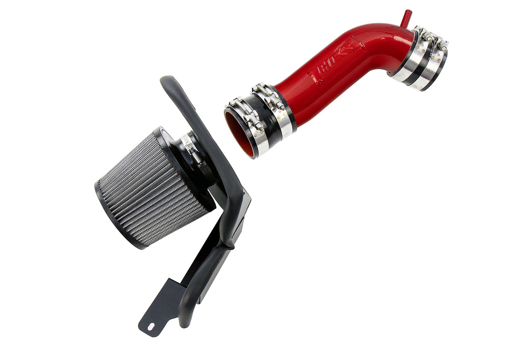 HPS Performance Air Intake Kit With Heat Shield Red (827-715R)