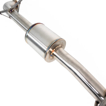 Nameless Performance Axleback Exhaust - 2024+ Impreza - 5" Muffler - 3" Dual Neochrome Tip (SUAB24IMP-5MU-30NEO)