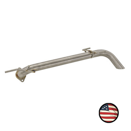 Nameless Performance Axleback Exhaust - 2013-2017 Subaru XV Crosstrek / 2012-2016 Impreza Wagon - Muffler Delete - Turndown (SUABXV-0MU)