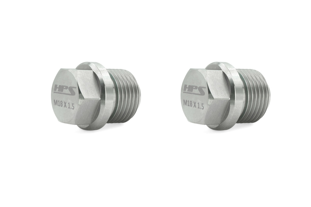 HPS Performance Stainless Steel Magnetic Oil Drain Plug Kit (MDPK-102)