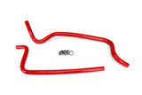 HPS Red Reinforced Silicone Heater Hose Kit for Jeep 02 06 Wrangler TJ 4.0L (57-1283-RED)