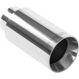 MagnaFlow Exhaust Products Single Exhaust Tip - 2.25in. Inlet/3in. Outlet - 35122