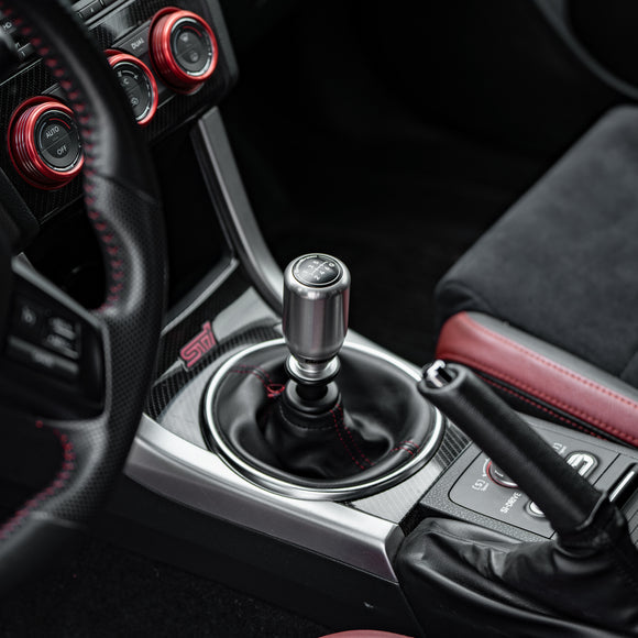 GrimmSpeed Swap-Top Weighted Shift Knob Piston Stainless Steel 02-14 Subaru WRX/04-08 FXT/04-21 STI (1.1006.1.SS)